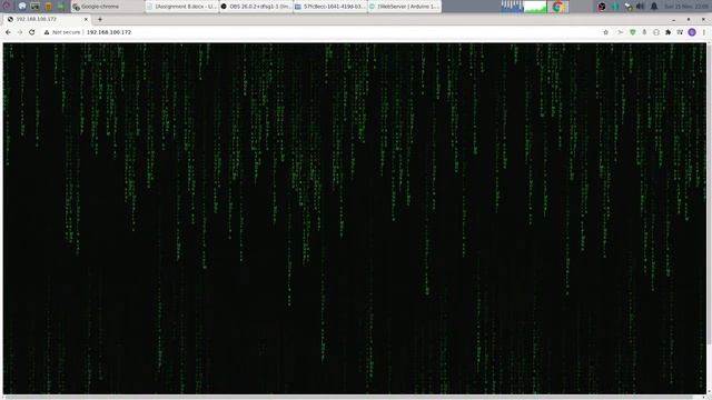 Arduino Ethernet Web Server Name + Matrix HTML5 Demo смотреть онлайн