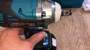 Аккумуляторный ударный гайковерт MAKITA DTW300Z в кор. (18.0 В,без АКБ,посад. квадрат 1/2",330 Нм)