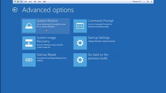 how to get advanced startup options on windows 10 смотреть онлайн