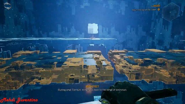 Ghost Runner 100% Walkthrough [Level 2] A Look Inside