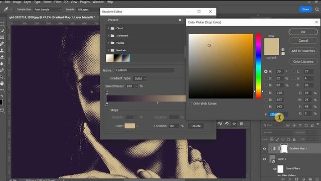 How to make Image Halftone pattern effect in Photoshop just in 3 minutes смотреть онлайн
