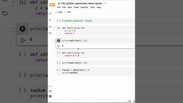 Python keywords: return смотреть онлайн
