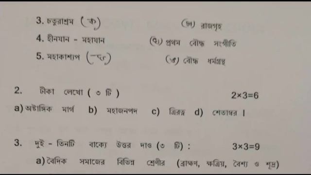 Class 6 History 2nd Unit Test Exam Question Paper Solution смотреть онлайн