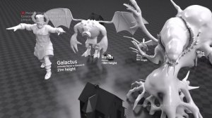 (Video game) MONSTERS Size COMPARISON ? 3D Animation