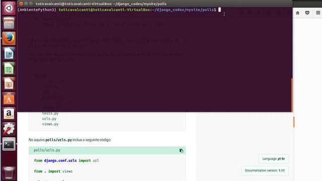 04 - Criando uma primeira aplicação com Django no Ubuntu (continuação) смотреть онлайн