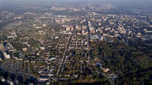 Осень над Рязанью. Полет на воздушном шаре. 4К