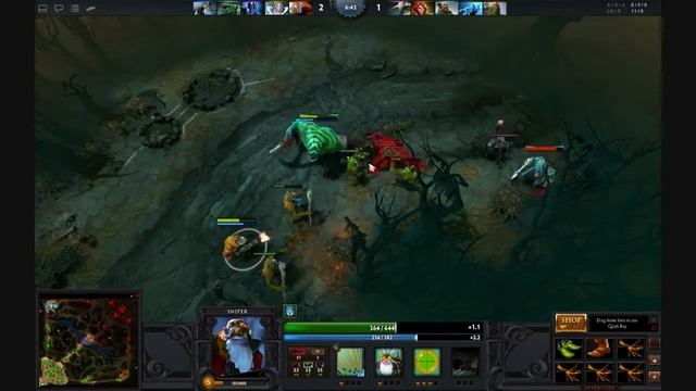 DoTA 2 - First Game vs. Bots смотреть онлайн