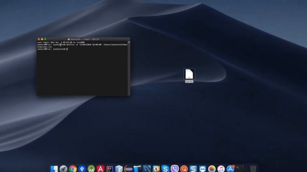 Как изменить дату создания файла в MacOS