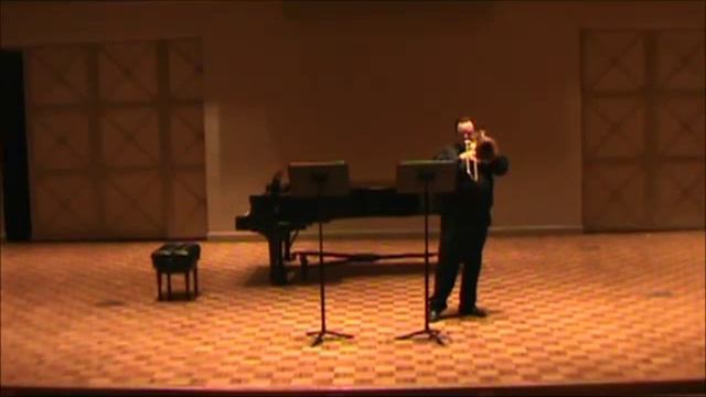 Eric Crees "Flourish" for solo trombone смотреть онлайн