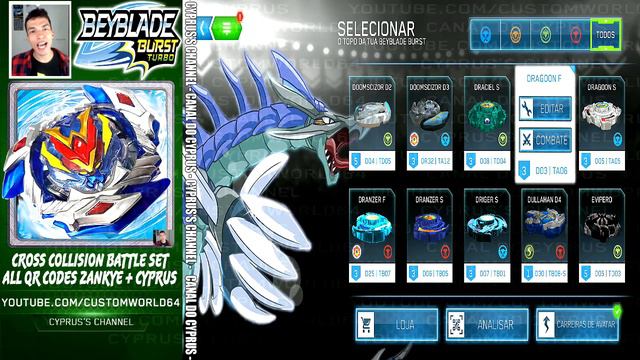 NOVO UPDATE + QR CODES CROSS COLLISION SET! WATERFALL BEYSTADIUM BEYBLADE BURST TURBO APP смотреть онлайн