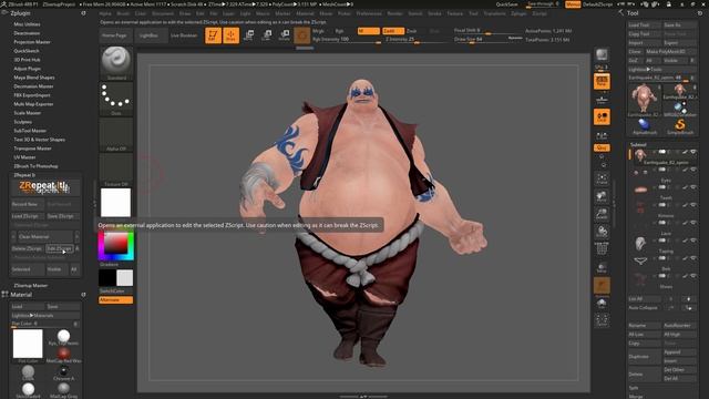 ZRepeat It - Pixologic's ZBrush Plugin смотреть онлайн