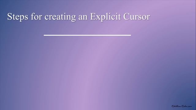 PL/SQL tutorial 26: Introduction to PL/SQL Cursor in Oracle Database By Manish Sharma смотреть онлайн