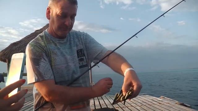 Fishing on the Melia Cayo Guillermo Pier смотреть онлайн