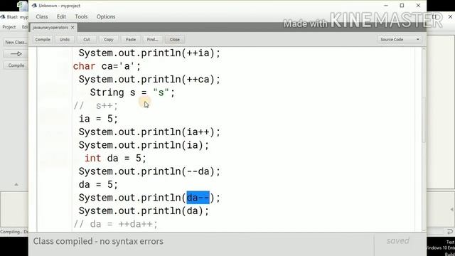 Java Increment Decrement Operators | Unary and Binary operators смотреть онлайн