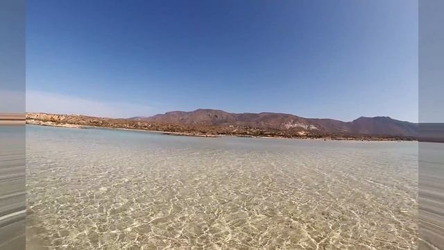 Elafonisi beach, Crete, Greece | Best Beach in Europe | Beach Walk To The Most Crystal Clear Water смотреть онлайн
