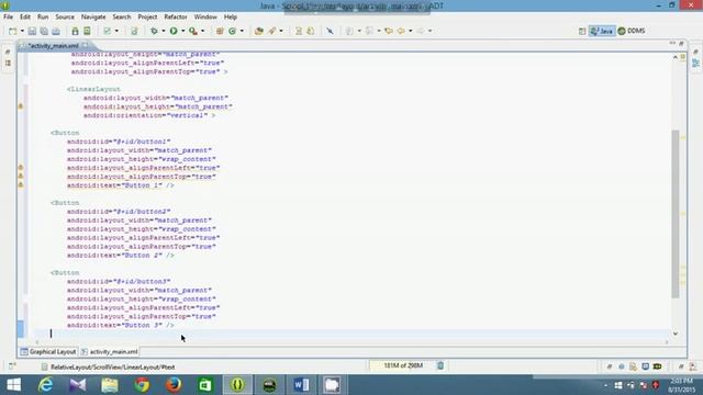 Android Bangla tutorial for beginners 9 How to Creating a ScrollView смотреть онлайн