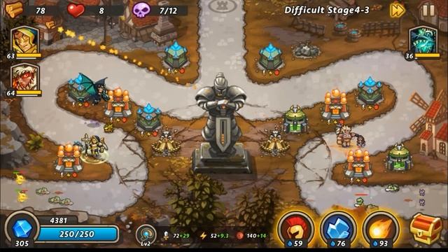 Castle Defense 2 - Hard - [4-3] #57 (3 Stars) [HD] - Silent Village смотреть онлайн