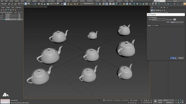 Режимы отображения по слоям | 3Ds Max | Советы и рекомендации смотреть онлайн