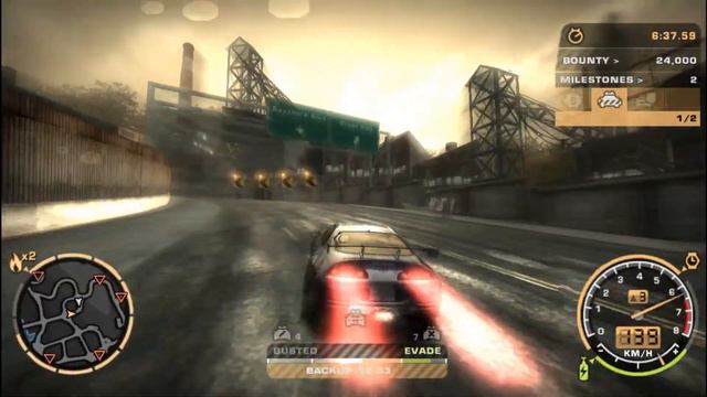 NFS Most Wanted 2005 Walkthrough #05 - No Commentary and Manual Transmission смотреть онлайн