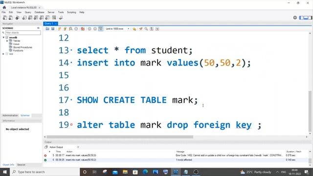 Remove Foreign Key constraint from existing column of a table in Mysql смотреть онлайн