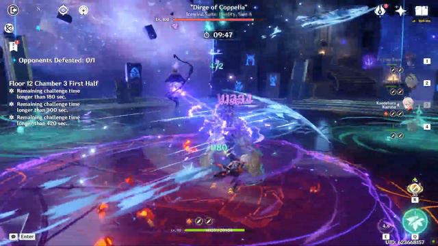 ( 4.5 ) Hypercarry C6 Lisa + Dragonstrike Noelle - Abyss Floor 12 (9☆) | Genshin Impact смотреть онлайн