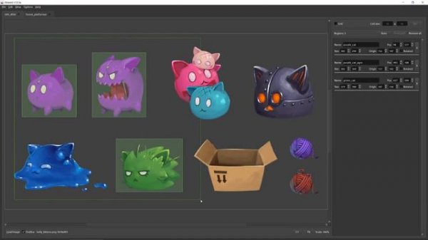 Atlased: sprite atlas editor, sprite packer and slicer