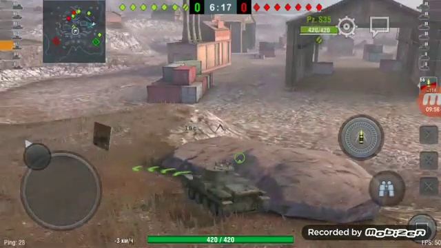Играем в World of Tanks Blitz на моём телефоне смотреть онлайн