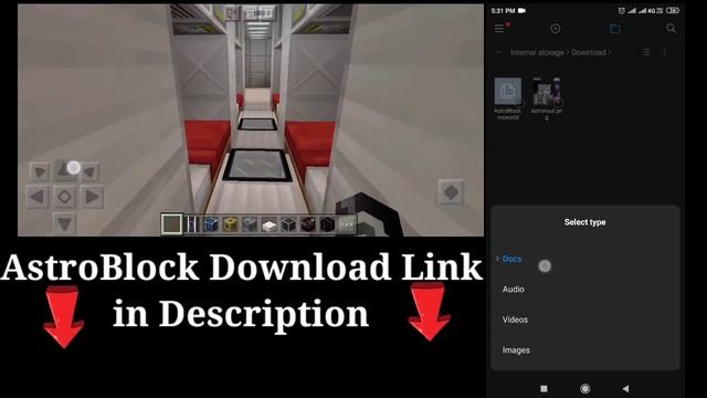 Space Block in Minecraft Android смотреть онлайн