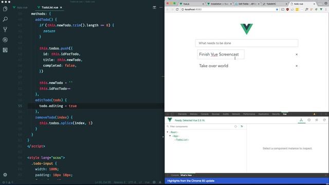 Vue.js Todo App - Basics - Part 1 смотреть онлайн