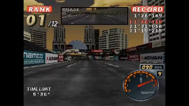 Rage Racer ... (PS1) Gameplay смотреть онлайн
