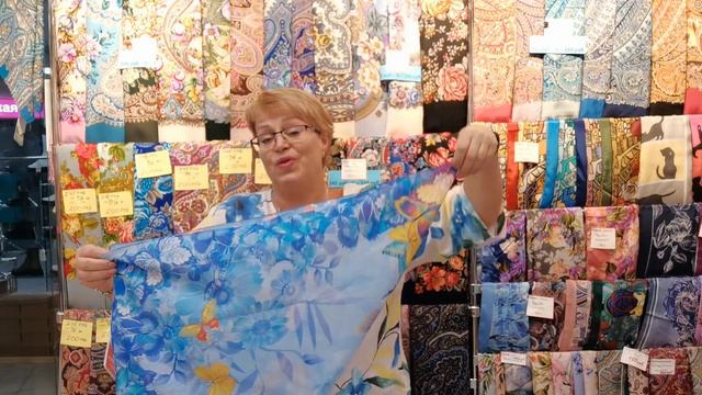 Бабочки летают???Павловопосадские платки в Минске. Алёна смотреть онлайн