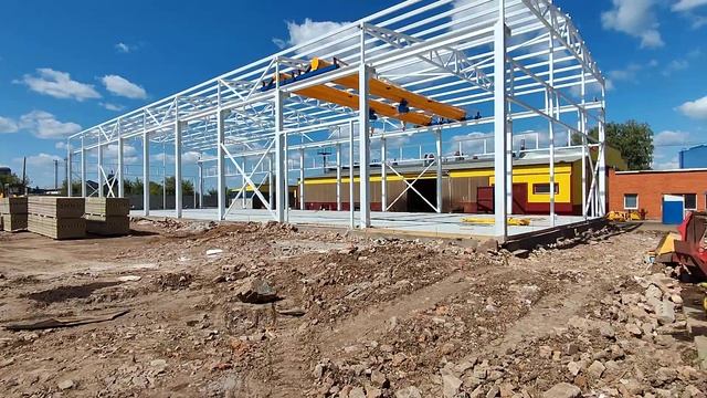 Начали сборку трактора КИРОВЕЦ К-700 для нефтяников. Обзор сборочного цеха на сегодня. смотреть онлайн