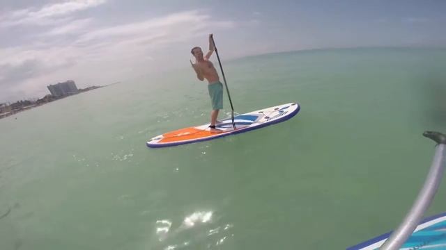 Лето 2016. Июнь. Сочи. Лазаревское. Катание на сапах от первого лица.