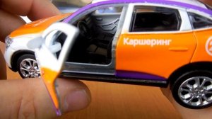 Рено Аркана от технопарк! Распаковка крутой модельки машинки Renault каршеринг от техно парк