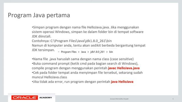 01 Pengenalan terhadap Java slide43 49 смотреть онлайн