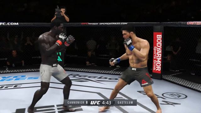 Jared Cannonier vs Kelvin Gastelum Full Fight - UFC 4 Simulation смотреть онлайн