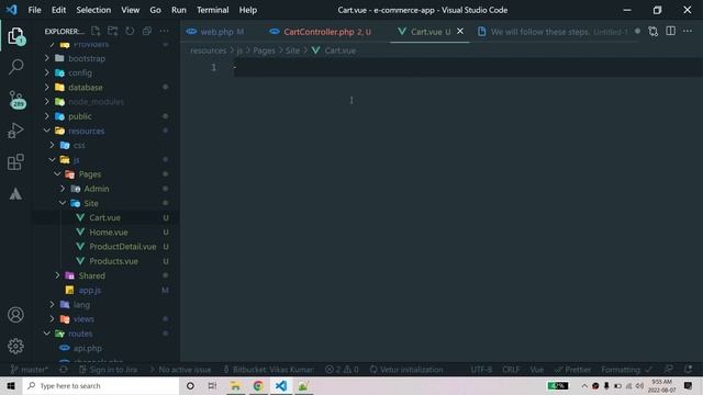 19. Laravel Cart Page Setup || Ecommerce Website #ecommerce #laravel #inertia #vue #php смотреть онлайн