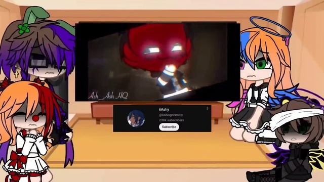 Aftons react to Michael||credits are in the video||Glammike Au|| смотреть онлайн