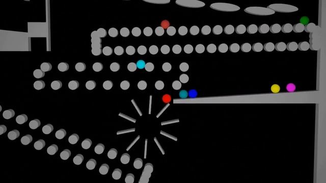 Marble Race Conveyors / 12 Balls Blender Animation смотреть онлайн