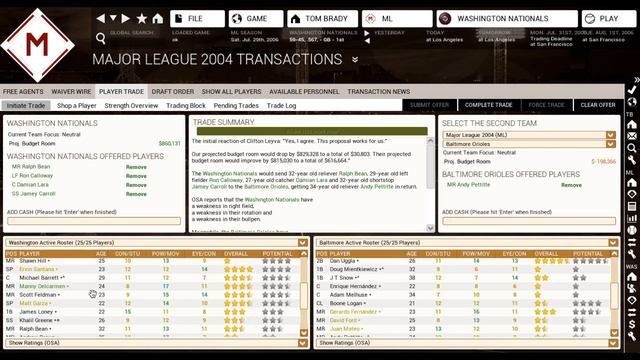 Out of the Park Baseball (OOTP) 15: Montreal Expos 2004 Playthrough [EP6] смотреть онлайн