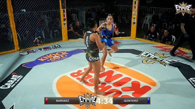 EMPIRE MMA | FULL FIGHT! | QUINTERO VS NARVAEZ COLOMBIA FEMALE GRUDGE MATCH смотреть онлайн