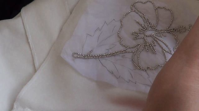 Отделка воротника вышивкой бисером смотреть онлайн