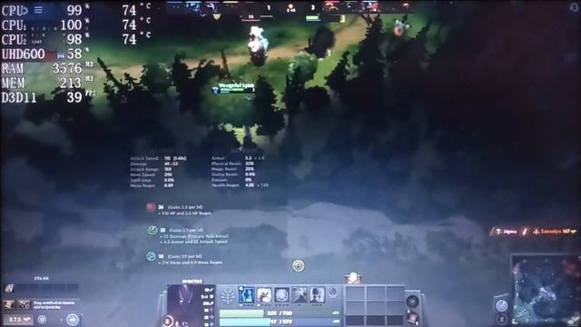 DOTA 2 | Celeron N4000 + UHD 600 | 4GB RAM смотреть онлайн