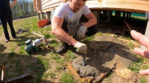 Бурим абиссинскую скважину для бурения скважины под погружной насос