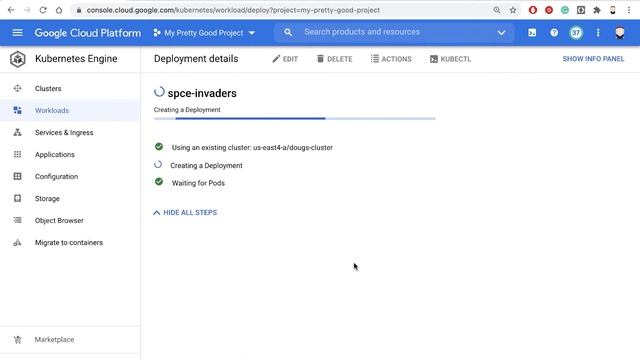 19. Deploying to GKE with the console | Google Quick Tutorials смотреть онлайн