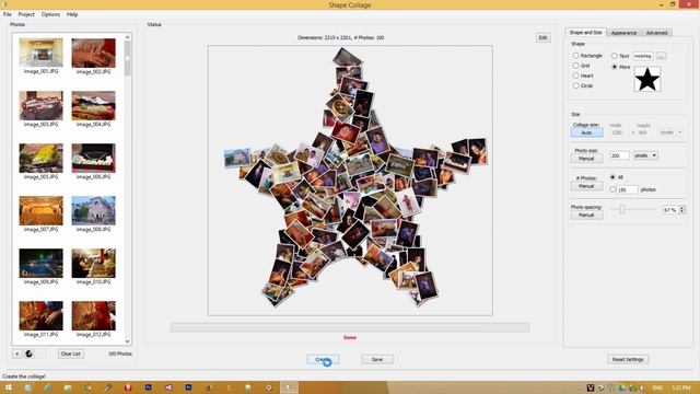 Free Photo Collage with your Desired Shapes with Photoshop смотреть онлайн