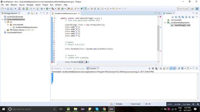 Lambda Expression смотреть онлайн