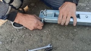 Как сделать короче рейку с цепью от привода для секционных ворот.