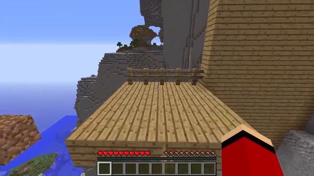 Minecraft NOOB Vs PRO_ SAFEST CLIFF HOUSE BUILD CHALLENGE WITH FAMILY