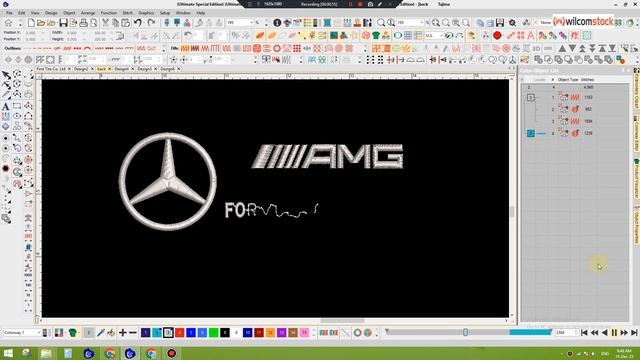 Mercedes AMG Petronas Motorsport Embroidery